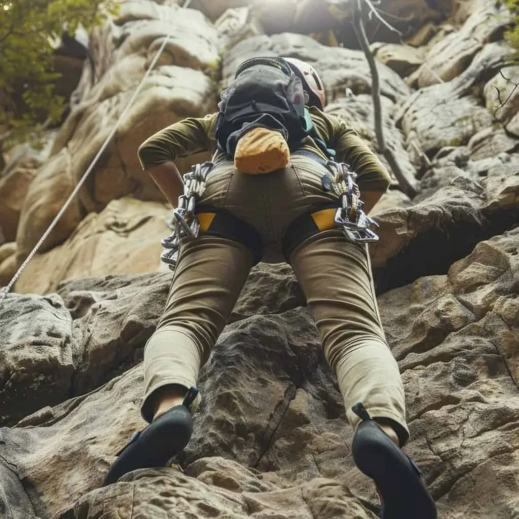 rappel en montaña de San Mateo de Otao
